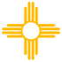 New Mexico State Flag Transparant Square Yellow Nav Logo